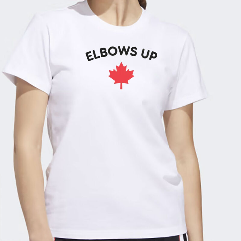 Elbows Up Canada True North Strong and Free Proud Canadian T-Shirt, Retro, Vintage Shirts
