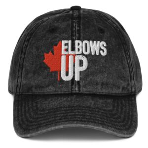 Elbows Up Canada Vintage Cap Hat