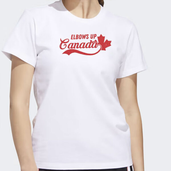 Elbows Up Canada shirt, Distressed Canadian Pride Shirt, Canadian patriotic shirt