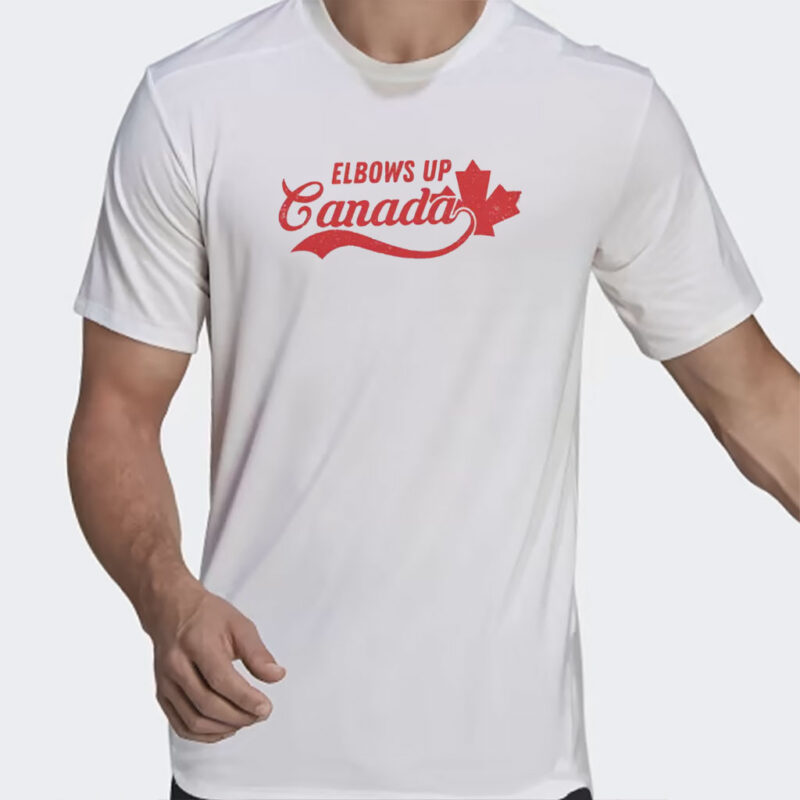 Elbows Up Canada shirt, Distressed Canadian Pride Shirt, Canadian patriotic shirt