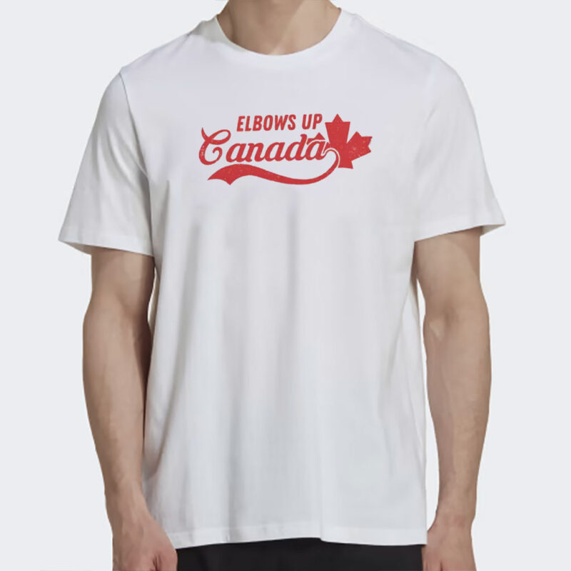 Elbows Up Canada shirt, Distressed Canadian Pride Shirt, Canadian patriotic shirt