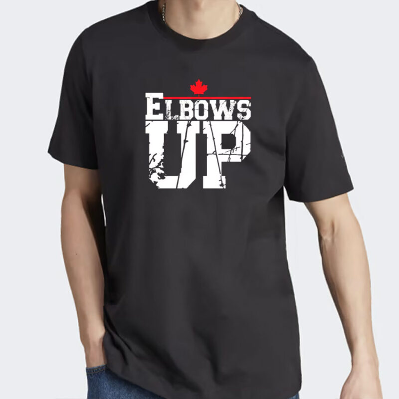 Elbows Up Canada shirt True North Strong and Free Proud Canadian T-Shirt, Canadian Hockey Culture Shirt