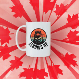 Elbows Up Canadian Beaver True North Mug