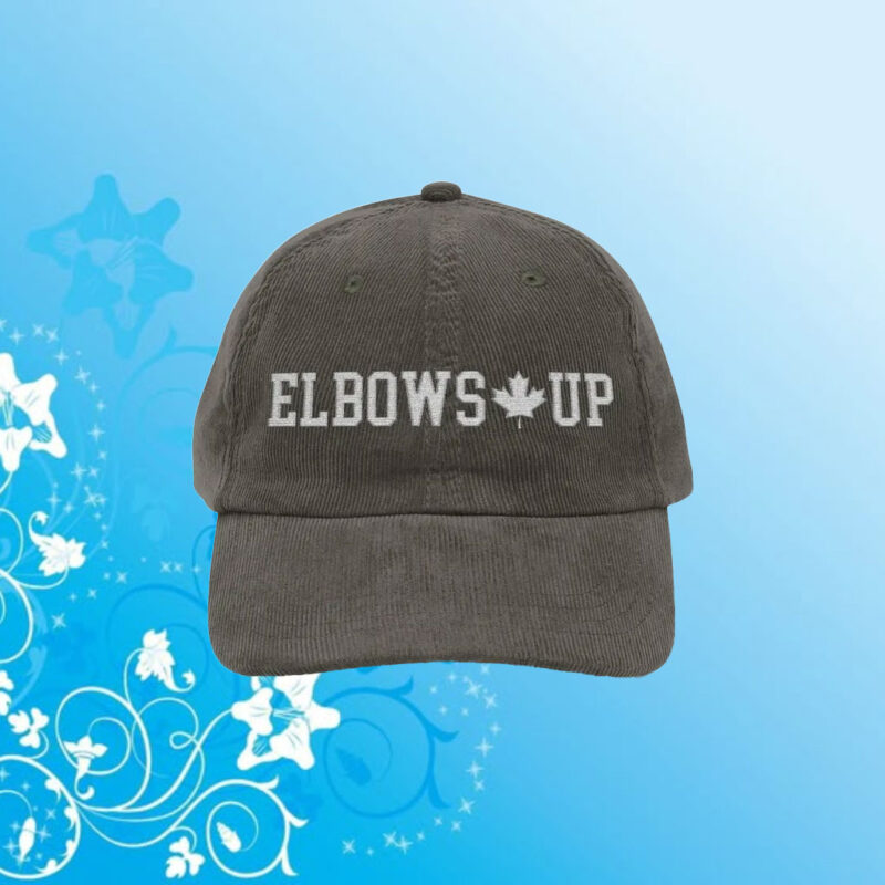 Elbows Up Canadian Corduroy Hat