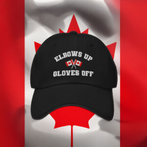 Elbows Up Embroidered Canada Hat For Men & For Women