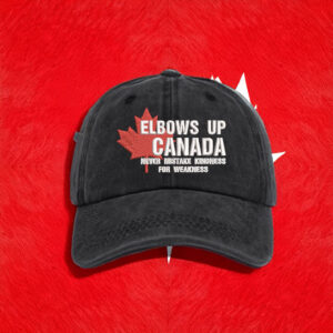 Elbows Up Embroidered Hat