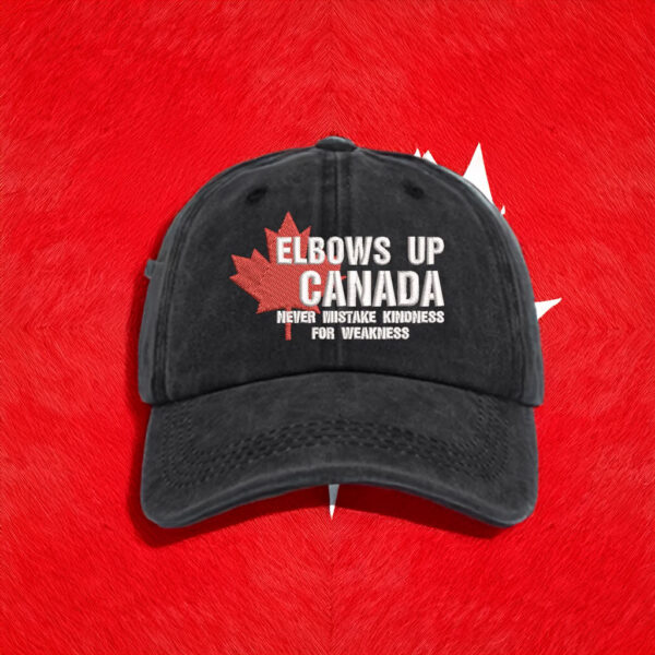 Elbows Up Embroidered Hat