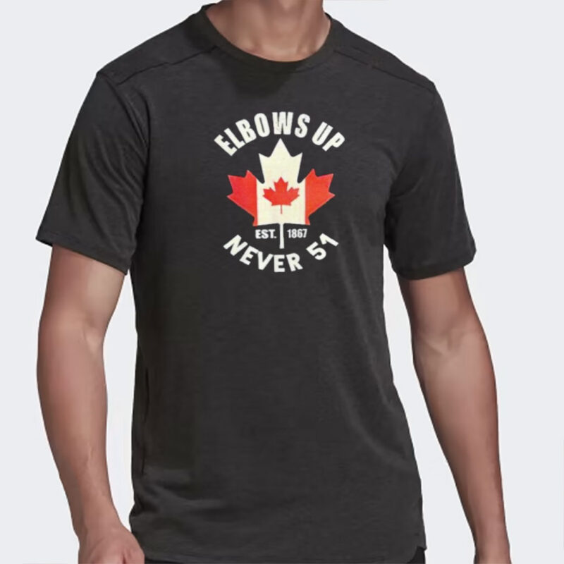 Elbows Up Est 1867 Never 51 Shirt, Elbows Up Shirts