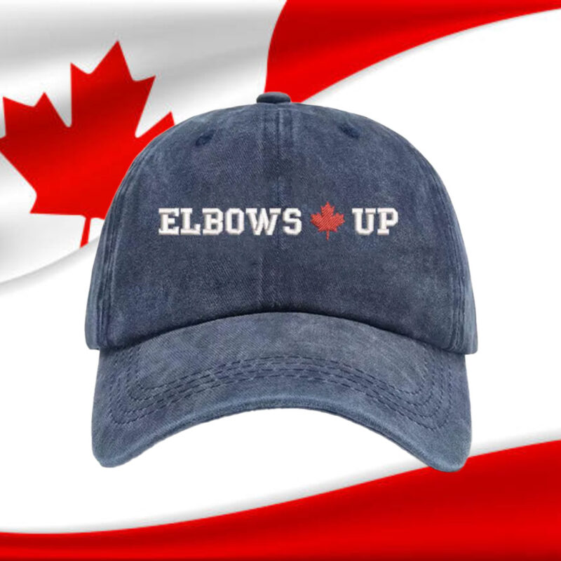 Elbows Up Hat, Embroidered Canada Hat, Canadian Independence Hat