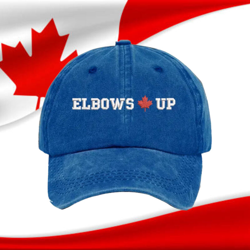 Elbows Up Hat, Embroidered Canada Hat, Canadian Independence Hat