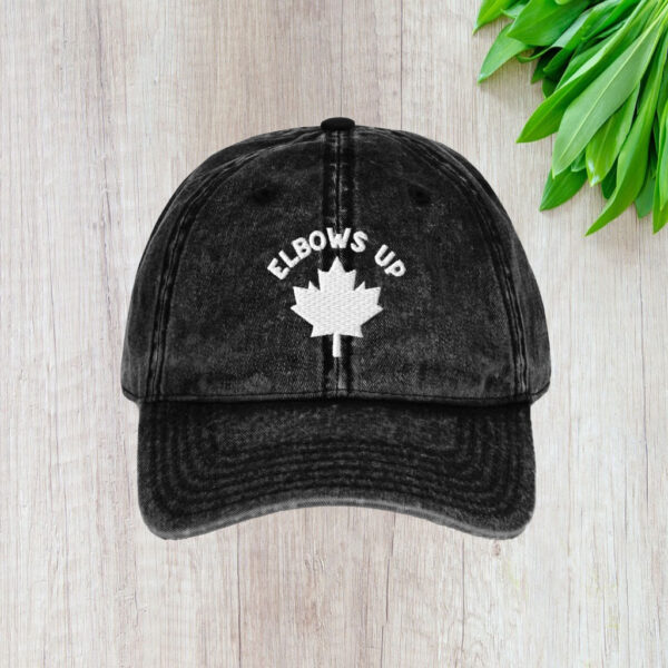 Elbows Up, Vintage Style Cap
