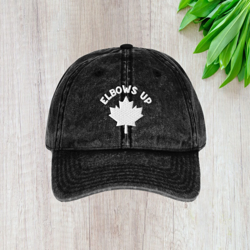 Elbows Up, Vintage Style Cap