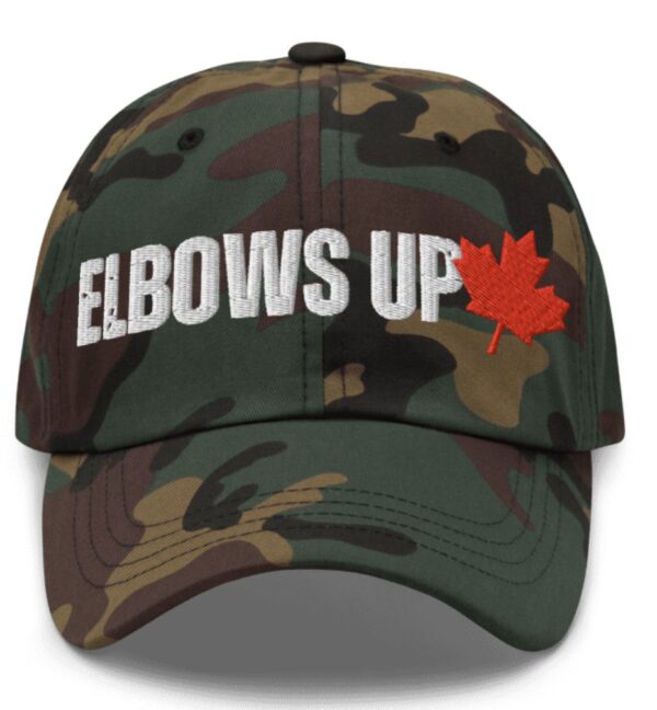 Elbows up Canada Camo Hat