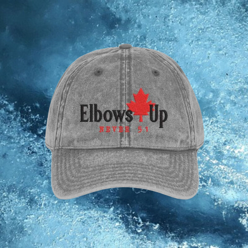 Elbows up Canada Cap, Maple Leaf Canada Hat, Strong and Free Canadian Classic Hat