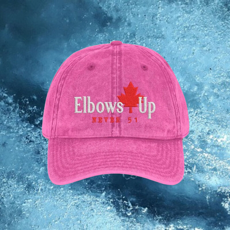 Elbows up Canada Cap, Maple Leaf Canada Hat, Strong and Free Canadian Classic Hat