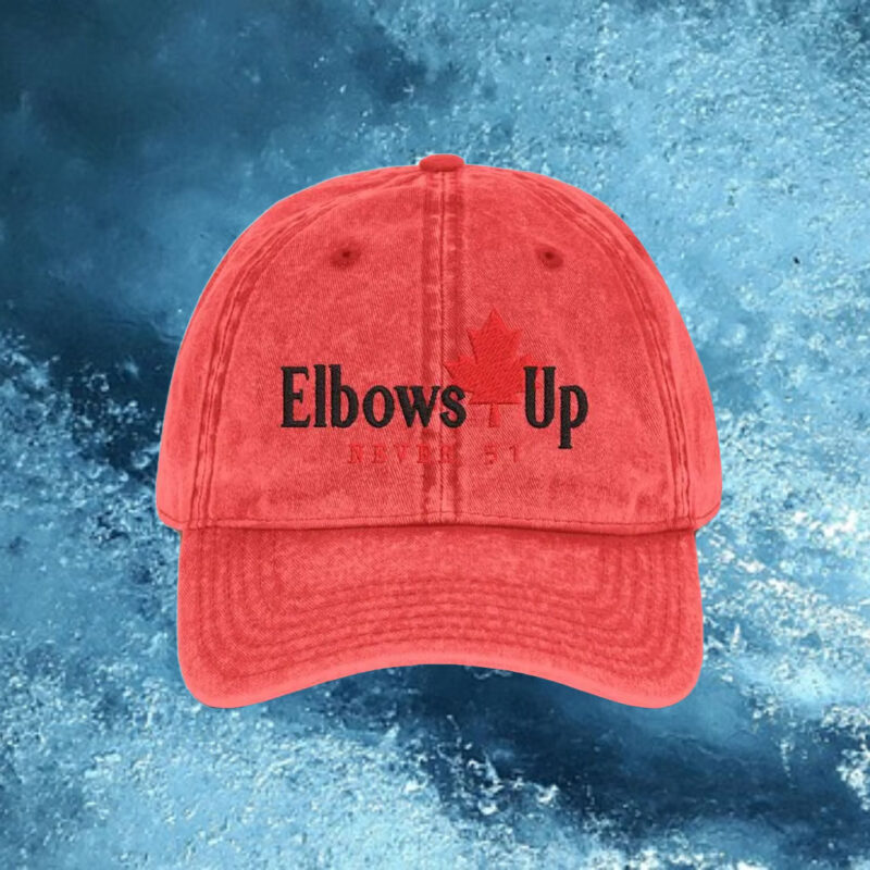 Elbows up Canada Cap, Maple Leaf Canada Hat, Strong and Free Canadian Classic Hat