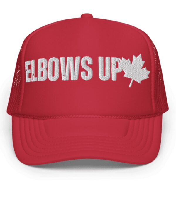 Elbows Up Canada Never Foam Trucker Hat