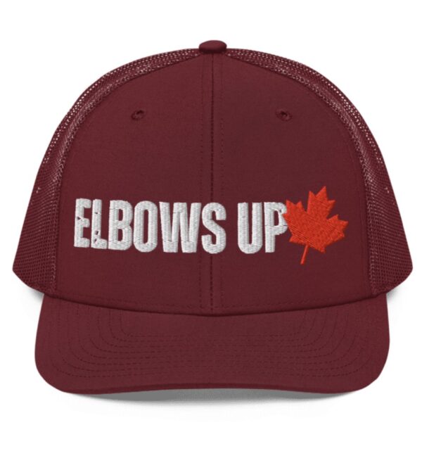 Elbows up Canada Snapback Trucker Cap