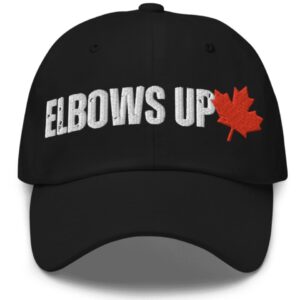 Embroidered Canada Elbows Up Hat