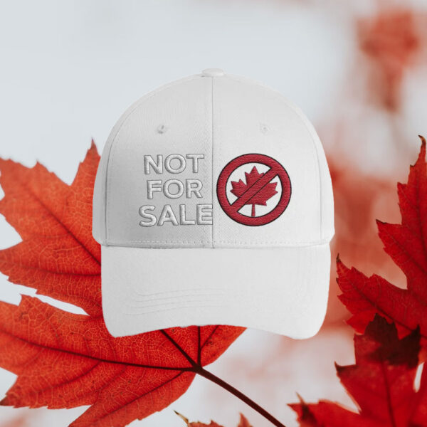 Embroidered Canada is Not for Sale Hat, Our Home, Our Land, Unique Canadian Flag Cap