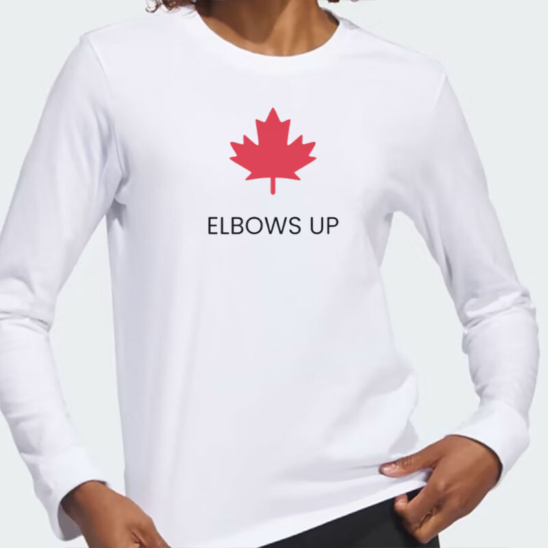 Maple Leaf Elbows Up Shirt, Canadian Pride Shirt, Canada DayTop, Patriotic Tshirt