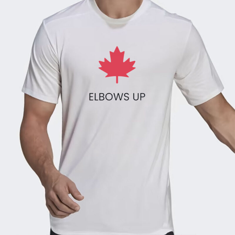 Maple Leaf Elbows Up Shirt, Canadian Pride Shirt, Canada DayTop, Patriotic Tshirt