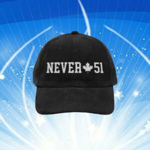 Never 51 Canadian Embroidered Corduroy Hat, Canada is not for sale Hat