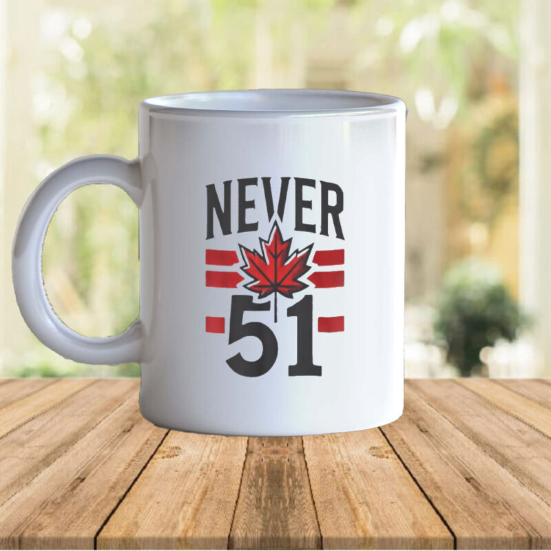 Never 51st State Canada Flag Canadian Mug