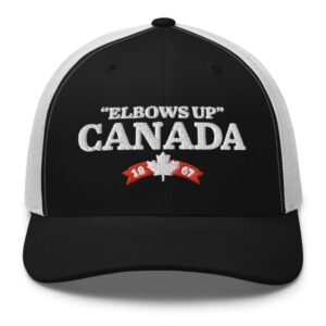 New Elbows Up Canada Trucker Hat