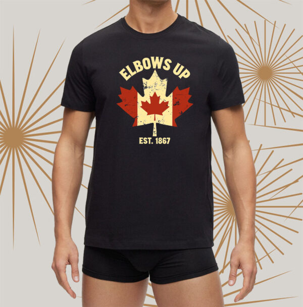 No Tariffs Canada Elbows Up T-Shirt