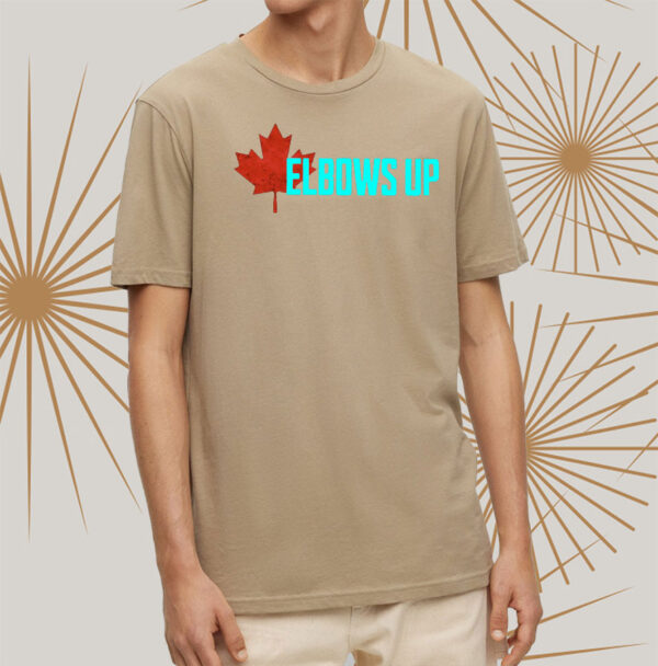 North Strong Elbows Up Canada T-Shirt