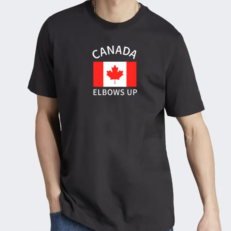 Official Elbows Up Canada Flag T-shirt, Elbows Up Canada Shirt