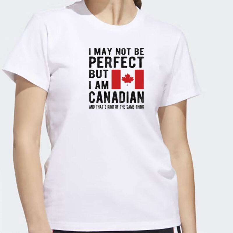 Proud Canadian Flag Canada Heritage Canadian Roots Shirt