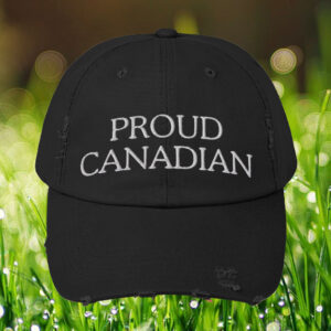 Proud Canadian Hat Embroidered Dad Hat Canada Flag Hat