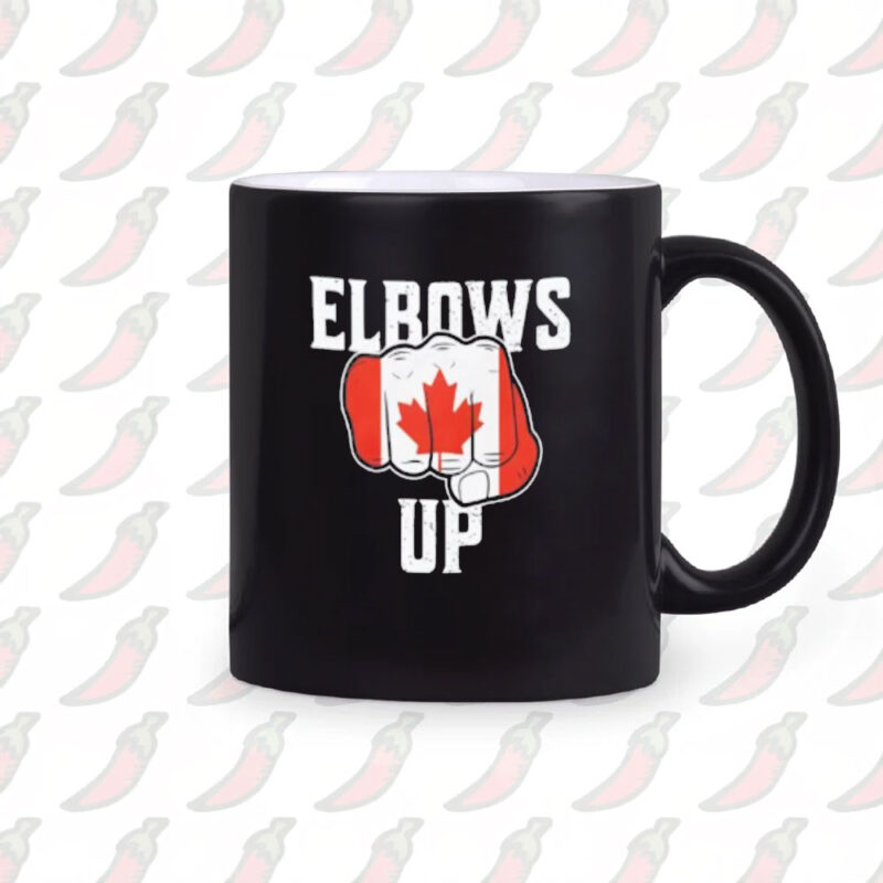 Punch Elbows Up Canada Hand Mug