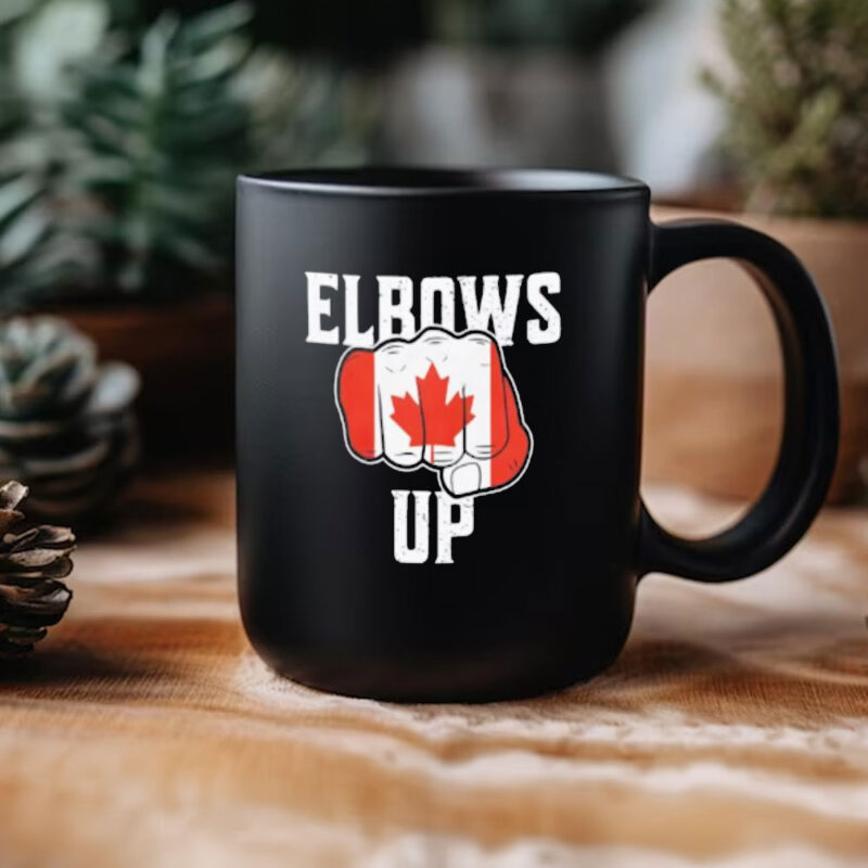 Punch Elbows Up Canada Hand Mug