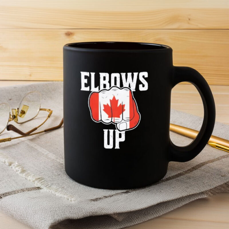 Punch Elbows Up Canada Hand Mug