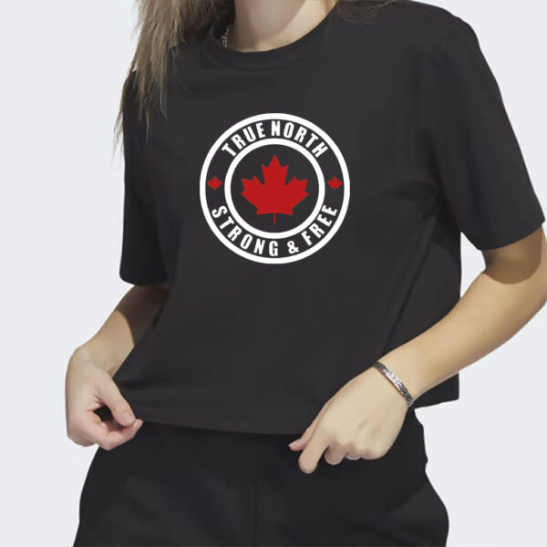 Strong And Free Canadian Shirt, Canadian Flag Shirt