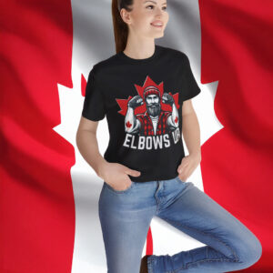 Strong Canada Elbows Up Male T-Shirt