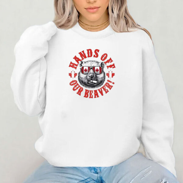Canada Beaver, Hands Off Our Beaver Tee, Funny Canadian Pride TShirt