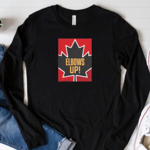 Canada Elbows Up Unisex Tee, Casual T-Shirt