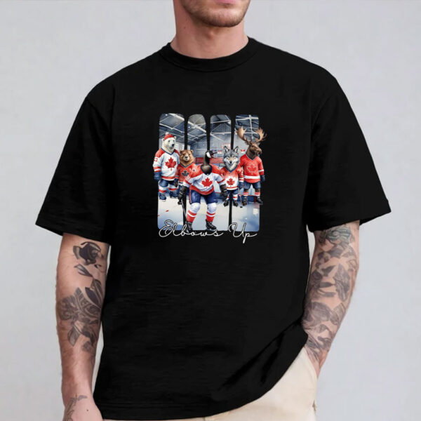 Canada Goose Elbows Up, Support Canada Democracy Shirt