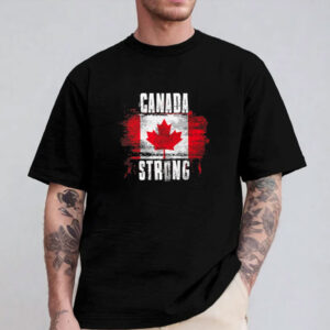 Canada Strong Distressed Graffiti Flag Essential T-Shirt