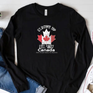 Elbows Up Canada Est 1867 Proud Canadian Strong Canada T-Shirt