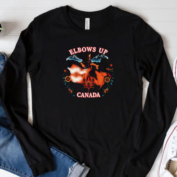 Elbows up, Canada City Gift, Canada T-Shirt