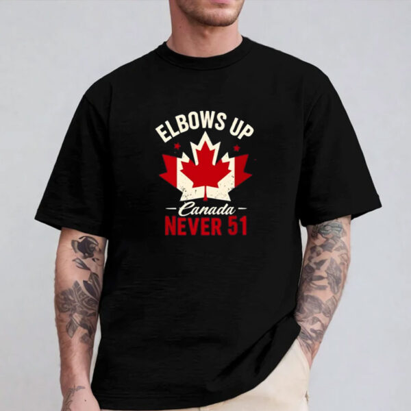Elbows up t-shirt canada, Canadian Protest T-Shirt
