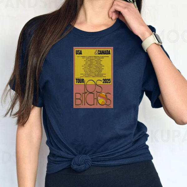 Los Bitchos USA and Canada Tour 2025 Poster shirt
