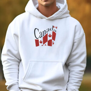Vintage National Flag of Canada Gray T-Shirt