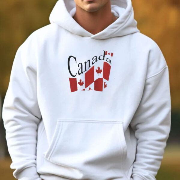 Vintage National Flag of Canada Gray T-Shirt